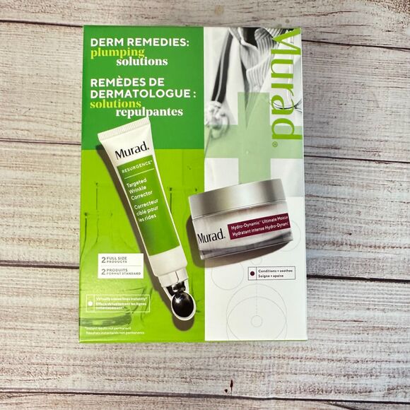 Murad Derm Remedies Plumping Solutions Full Size Set Wrinkle Hydration - Picture 1 of 4